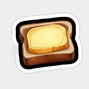 Butter Toast Bread Sandwich Vintage Yummy Kawaii Coffee Sticker